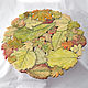 Openwork dish Autumn leaves D39cm. Dish. Elena Zaychenko - Lenzay Ceramics. My Livemaster. Фото №6