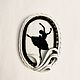 GISELLE Brooch. A series of SHADOW THEATER, Brooches, Kaluga,  Фото №1