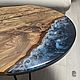 Круглый журнальный стол с морем. Столы. Akutrau Woodworking. Ярмарка Мастеров.  Фото №6