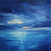 Картины и панно handmade. Livemaster - original item Oil Painting Sea Ocean. Handmade.