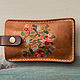 Leather key purse with hand embroidery MARJA. Housekeeper. Juliya Vrublevskaya (vrublevsky-j). My Livemaster. Фото №4