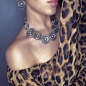 Украшения handmade. Livemaster - original item Necklace Mandela Beads Tiara Coins. Handmade.