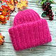 Knitted Cap of mohair ' Berry mousse'. Caps. Knitting for kids and moms. Online shopping on My Livemaster.  Фото №2