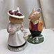 Винтаж: Статуэтки «Lady и Lord Woodmouse»  по мотивам «Brambly Hedge». Статуэтки винтажные. Vintage My Story (Ирина). Ярмарка Мастеров.  Фото №4