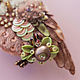 Brooch ' Powdery owl». Owl is the barn owl. Brooches. Coffeelena. Online shopping on My Livemaster.  Фото №2