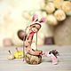 Змейка Айрис миниатюра из шерсти. Войлочная игрушка. 'SunnyBunny' Мини зверята + орешки. Ярмарка Мастеров.  Фото №8