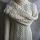 "Морская пена"- женский чистошерстяной свитер косами. Свитеры. IRINA GRUDKINA Handmade Knitwear. Ярмарка Мастеров.  Фото №8