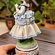 (Gerhard Knopf).  Lace statuette 'Flower Girl'. Vintage statuettes. Imperia. My Livemaster. Фото №4