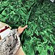 Жаккард тафта черно-зеленые разводы. Ткани. Эксклюзивные ткани made in ITALY. Ярмарка Мастеров.  Фото №4