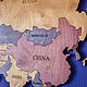 Карта мира без покрытия из фанеры 6 мм. Фотокартины. PandaWood. Ярмарка Мастеров.  Фото №6