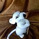 Order White wise rat. white-rat (bitterteddy). Livemaster. . Felted Toy Фото №3
