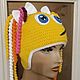 Шапка вязаная Смайлик. Шапки. BABYSHOP. Ярмарка Мастеров.  Фото №5