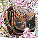 Сумка кожаная "Японский дракон" - цветная, Классическая сумка, Краснодар,  Фото №1