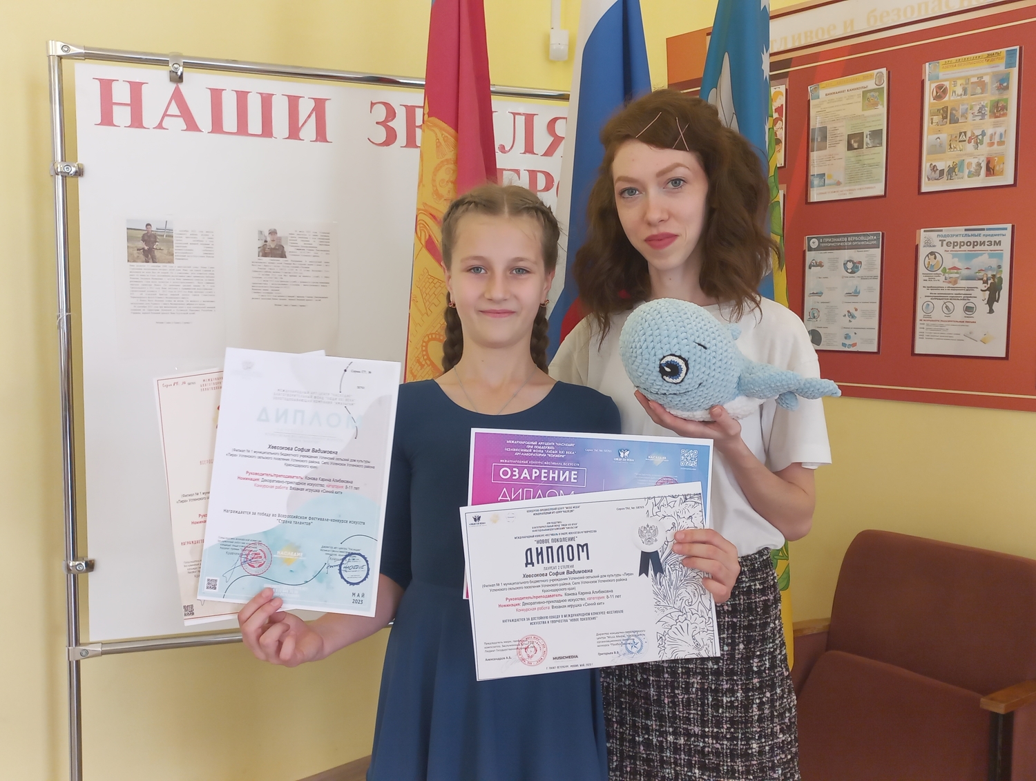 Ученики - победители районных и краевых фести