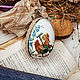 Яйца: Пасхальное яйцо с вышивкой. Пасхальные яйца. Таисия. Интернет-магазин Ярмарка Мастеров.  Фото №2