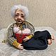 buduarnaya muñeca: Ángel acogedor (vendido). Boudoir doll. Nina Chujkina. Интернет-магазин Ярмарка Мастеров.  Фото №2