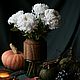 Хризантемы из холодного фарфора. Букет хризантем. Композиции. Fiore Spell. Интернет-магазин Ярмарка Мастеров.  Фото №2