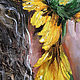 Girl with a sunflower, picture with a girl, picture in the nursery. Pictures. myfoxyart (MyFoxyArt). My Livemaster. Фото №4