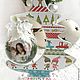 Декор новогоднего стеклянного шарика с елочкой, Елочные игрушки, Филадельфия,  Фото №1