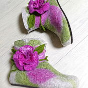 Обувь ручной работы handmade. Livemaster - original item Boots women`s short. Handmade.