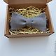 Double-sided  grey bow tie. Ties. Simple Things. Online shopping on My Livemaster.  Фото №2