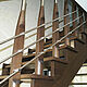 Лестница из ясеня с латунными ограждениями ценных пород на заказ. Лестницы. МАСТЕРСКАЯ MAHOGANY (mahogany). Интернет-магазин Ярмарка Мастеров.  Фото №2