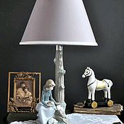 Винтаж: Антикварные парные лампы Auguste Moreau