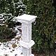 Столик, кресло и т. д. Всё в белом. Столы. Мастерская Громобоевых. Мебель. Ярмарка Мастеров.  Фото №5