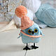 Owl in a cap. Stuffed Toys. fesartdecor (fesartdecor). My Livemaster. Фото №5