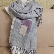 Аксессуары handmade. Livemaster - original item Boho style linen scarf. Handmade.