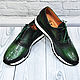 Men's sneakers made of genuine leather, handmade!. Sneakers. SHOES&BAGS. My Livemaster. Фото №5
