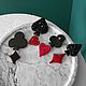Асимметричные крупные серьги GAME ON. Серьги классические. STATEMENTS JEWELRY Only_you_byElena. Ярмарка Мастеров.  Фото №5