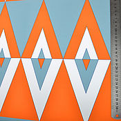 Материалы для творчества handmade. Livemaster - original item Fabric rhombus graphics. Handmade.