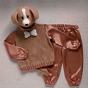 Одежда детская handmade. Livemaster - original item New Year`s Puppy Costume for a boy. Handmade.