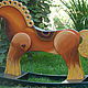Rocking horse from solid cedar a Horse. Interior elements. Joinery in Altai. Online shopping on My Livemaster.  Фото №2