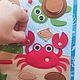 Развивающий планшет из фетра. Игровой коврик. Smartbooki. Ярмарка Мастеров.  Фото №4