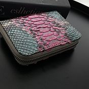 Сумки и аксессуары handmade. Livemaster - original item Python Leather Wallet Leather Wallet. Handmade.