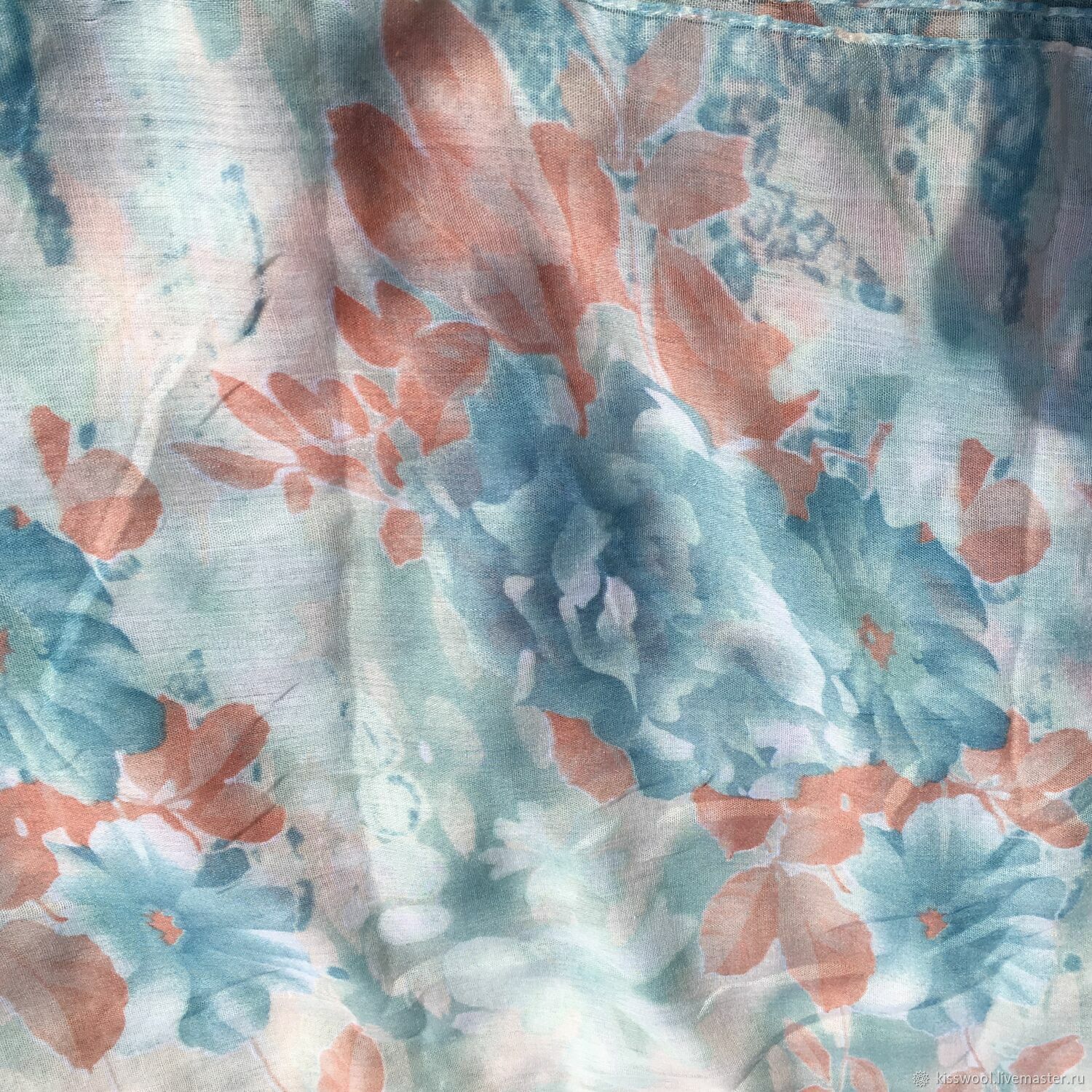 Stole viscose. ' Print ' 90 by 180 cm, Felting materials, Berdsk,  Фото №1