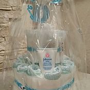 Сувениры и подарки handmade. Livemaster - original item Cake from diapers for the newborn. Handmade.