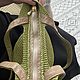  Сумка-трапеция из рафии olive. Сумка через плечо. Ирина. Ярмарка Мастеров.  Фото №6