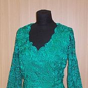 Одежда handmade. Livemaster - original item dresses: Evening dress Emerald Valley. Handmade.
