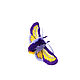 Iris moth brooch. Brooches. little luxuries. Online shopping on My Livemaster.  Фото №2