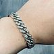 Заказать Кубинский серебряный браслет «Blesk Jewelry» с фианитами. Blesk Jewelry. Ярмарка Мастеров. . Браслет-цепочка Фото №3