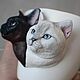 A mug with two pets. Portrait, Mugs and cups, Krasnodar,  Фото №1