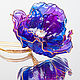 Jewelry Hairpin hair Peony in mixed media Vitral, Hairpin, Voronezh,  Фото №1