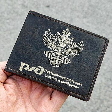 Канцелярские товары ручной работы. Ярмарка Мастеров - ручная работа Обложка "Брест-7 мини": кожа, удостоверение, карты. Handmade.