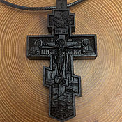 Украшения handmade. Livemaster - original item Carved wooden cross. Handmade.