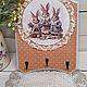 Ключница -вешалка "Милые зайчата". Ключницы настенные. Мария Снеткова. Интернет-магазин Ярмарка Мастеров.  Фото №2