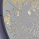 Золотые слова" Интерьерные картины на холсте с поталью 14 февраля. Картины. VeroArt Интерьерные картины на заказ.. Ярмарка Мастеров.  Фото №5