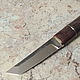 Нож "Ронин-1" танто 95х18 стаб.карелка. Ножи. НОЖЕЯР. Ярмарка Мастеров.  Фото №4